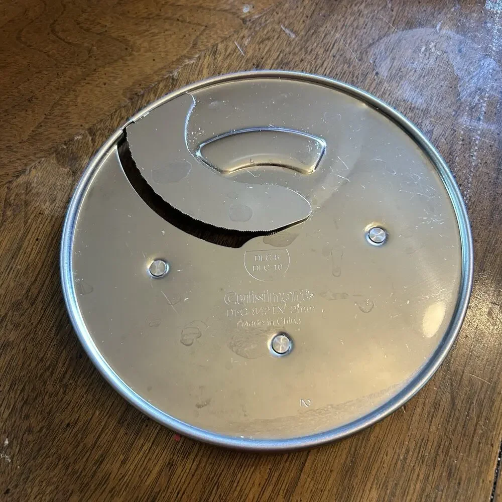 Cuisinart DLC-842TX 2mm Thin Slicing Disc for DLC-8 DLC-10 Food Processor Silver